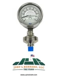 Wika, Pressure Gauge & Diaphragm Seal, 990.34, 1/2"NPT, Liquid Fill, 1.0 Bar New. Fixed Price $125.00.