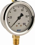 Wika 2-1/2" Dial, 1/4 Thread, 0-100 Scale Range, Pressure Gauge Lower Connect.... Fixed Price $85.77.