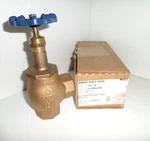 New In Box 1-1/4" Npt Nibco T-301-W Bronze/brass Angle Valve Usa. Fixed Price $139.99.