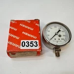 Vintage Nos Marsh Instrument Pressure Gauge 0-400 Psi 1-AAC-20160 B596 2.5" Dia.. Fixed Price $24.99.