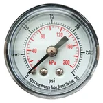 Pressure Gauge, Commercial, To 30 Psi, 1/2 In Dial, 1/8 Mnpt, Plastic,. Fixed Price $7.29.