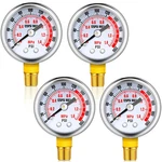 4 Pcs Air Pressure Gauge 1/8'' Male Npt Connection Lower Side Mount... Fixed Price $23.99.