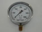 Ashcroft 1008 Brass X6B 0-600PSI Pressure Gauge 1/4" Npt Bottom Lower Conn.... Fixed Price $8.00.