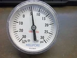 Millipore 01-0109-E 30 In Hg Vsc Psi Pressure Gauge (DR2E2). Fixed Price $10.00.