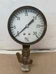 Vintage U.s. Ashcroft 6" Industrial Pressure Gauge 0-30 Psi Steampunk Decor. Fixed Price $14.50.