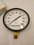 Ashcroft 45W1000 H02L 100# Gauge 1/4NPT 4.5INCH. Fixed Price $19.99.