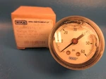 Wika 9738258, 113.13, 1.5" Pressure Gauge, 1/8" Npt Center Back Mount, 60 Psi. Fixed Price $19.99.