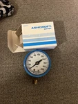 Ashcroft Pressure Gauge 0-200 Psi Brass 1/8 Chemical Resistant Housing. Fixed Price $12.00.