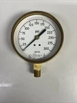 Ashcroft 35-W1005P-02L-XUL 3.5" 0-300 Psi Water Pressure Gauge. Fixed Price $15.87.
