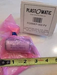 Flow Control Valve, 1/2 Plastomatic, Epdm Seal, Npt Thread, P/n FC050EP-002-PV. Fixed Price $75.00.