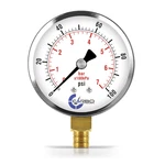 2-1/2" Pressure Gauge, Chrome Plated Steel Case, Dry, 0-100 Psi/kpa, Lower Mount. Fixed Price $14.94.