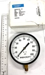 Ashcroft Pressure Gauge 4-1/2" Steel ,polycarbonate 1/4NPT 0/100PSI 45W1000H02L. Fixed Price $30.00.