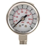 Commercial Pressure Gauge, 60 Psi, 1/2 In Dial, 1/8 Npt, Bottom. Fixed Price $14.85.