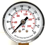 New 4CJR5 41MM Pressure Gauge, 0-300PSI, 0-2000KPA, 1/8" Dry. Fixed Price $20.90.