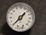 Ashcroft 595-05 0-60 Psi Pressure Gauge 2" Usa. Fixed Price $18.99.