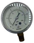 Marsh J4840 Pressure Gauge - 2.5" Face 1/4" Npt Bottom Mount 15 Psi 100 Kp. Fixed Price $11.46.