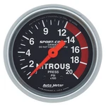 Autometer 3328 Sport-comp Nitrous Pressure Gauge 2-1/16 In., Mechanical. Fixed Price $117.99.