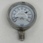 Wika Pressure Gauge: 4" 0-1 Bar, 52928474 232.54 In G1/2B Lower Mount 8100Z14K. Fixed Price $99.99.