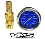 Vms Honda Acura 1/2" 100PSI Blue Fuel Pressure Gauge Liquid Filled 1/8 Npt Kit. Fixed Price $42.95.