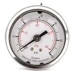 Commercial Pressure Gauge, To 60 Psi, 2 In Dial, 1/4 Npt, Center Back. Fixed Price $20.15.