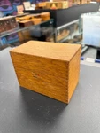 Vintage Meco Oak Wooden Trinket Box Dovetail Jointed With Maker S Decal. Fixed Price $45.00.