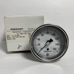 Ashcroft 25-1009-AW-02B-160# Type Stain Steel Duralife Pressure Gauge. Fixed Price $19.52.