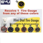 Victor 22-5-60195-8 Auto Mini Dial Tire Pressure Gauge Psi Color. Fixed Price $12.00.
