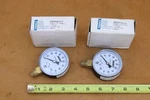 Two New Trerice 800B2502LA110 2-1/2" Gauge 0-100 Psi 1/4"NPT. Fixed Price $19.99.