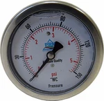 New Prm 0-150 Wc/ 0-5 Psi Pressure Gauge 2.5" Case Npt Brass Back Connect. Fixed Price $55.39.