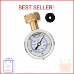 Solimeta 2" Glycerine Filled Stainless Steel Water Pressure Test Gauge, 0-200 Ps. Fixed Price $16.93.
