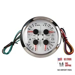 Stainless Steel Water Temperature Gauge, Fuel Level Oil Pressure White C/bar. Fixed Price $15.38.