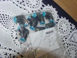 Lot Of Eight (8) Festo QSL-10, Elbows, Push-in Fitting, Mat-nr. 153073, New!. Fixed Price $24.95.