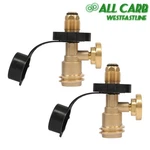 2PCS Propane Indicator Tank Adapter With Gauge Converts Pol Service Valve. Fixed Price $19.95.