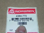Norgren 4384-770 Ring Kit. Fixed Price $9.95.