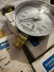 3 Ashcroft Air Gauges 251005H02L #200. 2-1/2 1/4 Npt Lower. 200PSI. Fixed Price $24.99.