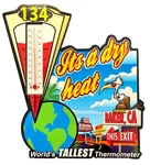 Big Baker Ca It Dry Heat World Tallest Thermometer Magnet. Fixed Price $16.99.