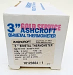Ashcroft Bi Metal Thermometer Inch - 130F 55 1/2 Npt Back Connect. Fixed Price $29.98.