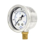 Liquid Filled Lower Mount Pressure Gauge With 1.5" Dial, 0-60 Psi, 1/8" Male Npt. Fixed Price $23.39.