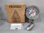 Morrison Bros. 818/818MET Style Clock Gauge With Metric Face -new W/ Filthy Box. Fixed Price $795.00.