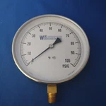 Wgtc EA14C 4.5" Diameter, 0-100PSI, 1/4" Npt Stainless Steel Industrial Gauge. Fixed Price $14.99.