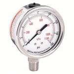 Grainger Pressure Gauge: 160 Psi ( 1,100 Kpa ), 1/2 Dial, Bottom. Fixed Price $12.99.