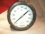 Ashcroft 4-1/2" Gauge 1000# 1/4" Npt Bronze Tube Back. Fixed Price $44.00.