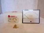 New Triplett/metermaster Model 520G 0-5 D-c Ampers Panel. Fixed Price $24.50.