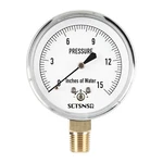 To 15 Inches Of Water Column Pressure Gauge Capsule Measurement System 2.5. Fixed Price $27.40.