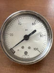 Usg Pressure Gauge, No: 37326, 0-100 Psi, Used, Free Ship. Fixed Price $42.00.