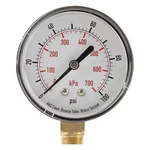 Commercial Pressure Gauge, 100 Psi, 3 1/2 In Dial, 1/4 Npt, Bottom. Fixed Price $9.75.