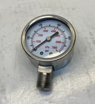 Westward 2" Stainless Steel Pressure Gauge (0 - 1000 Psi) 1/4 Npt Bottom Mount. Fixed Price $8.75.