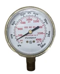 Harris 0-4000PSI Pressure Gauge 1/2" Thread Bottom Mount SA-479 (BU-2581-AQ) Nos. Fixed Price $26.47.