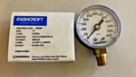 Ashcroft 25W1005 02L Pressure Gauge 2-1/2" 0-100PSI 1/4" Npt. Fixed Price $14.99.