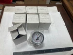 Lot Of 7, Duro-united 15-200ND-01B-0/160 Pressure Gauges, New-old-stock. Fixed Price $29.95.